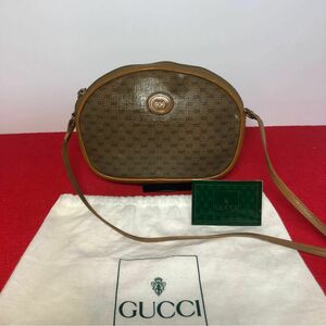 グッチ☆GUCCI オールドVintage マイクロ"GG" ショルダーバッグ ポシェット 