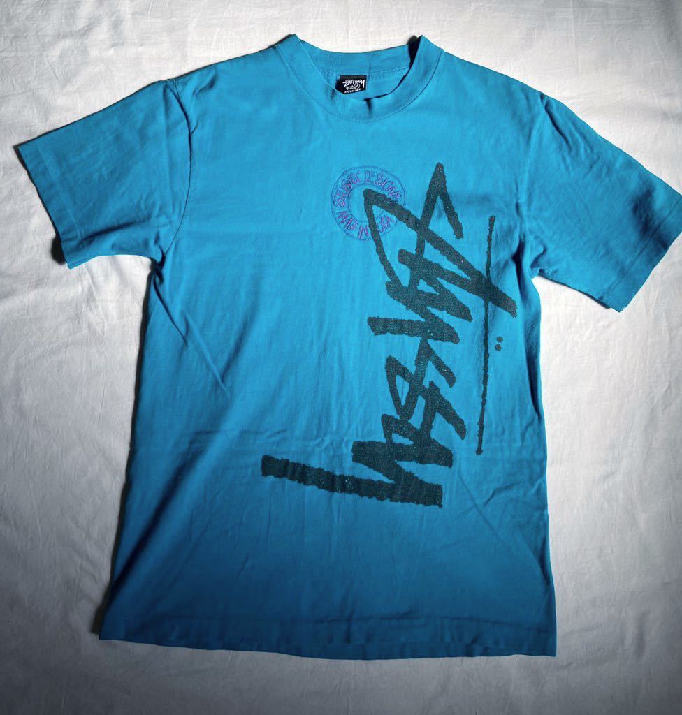 80´s ビンテージ古着!アメリカ製 OLD STUSSY 激レアラスタTシャツ