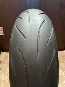 中古MCタイヤ BRIDGESTONE BATTLAX S21 180/55ZR17 ブリヂストン バトラックス ハイパースポーツ 180 55 17 0417 M2297