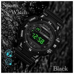 スポーツ腕時計　腕時計　時計　デジタル式 LED デジタル腕時計　デジタル 自転車　スポーツ アウトドア キャンプ　ランニング 