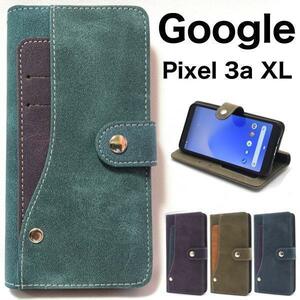 Google Pixel 3a XL カードポケット グーグル ピクセル スリーエー手帳型ケース