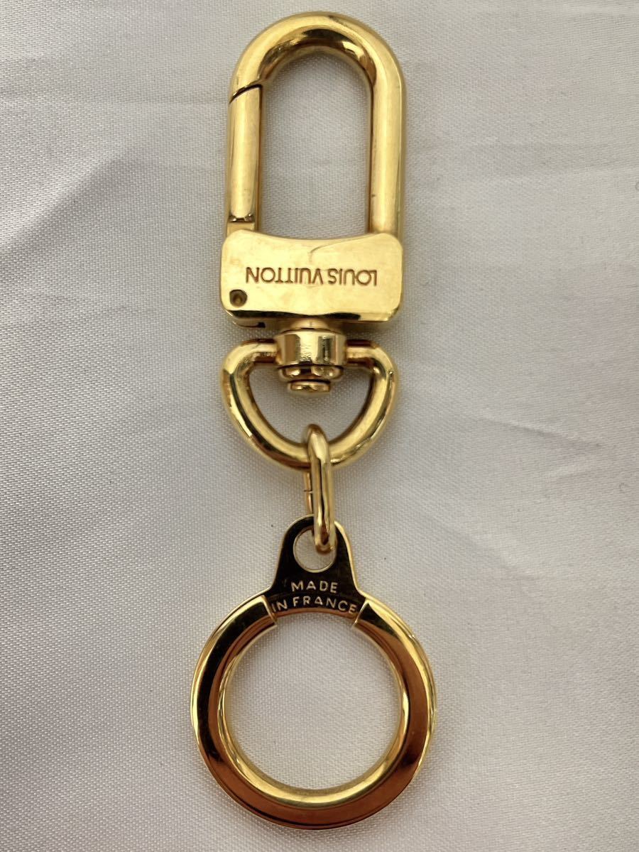 ルイ・ヴィトン Louis Vuitton サークルLV キーリング/バッグチャーム M68000 DC0240 ゴールドカラー YAS-5587 アンティーク、コレクション 雑貨 ブランド