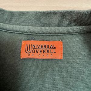 ユニバーサルオーバーオール Tシャツ UNIVERSAL OVERALL ポケットTシャツ ドロップショルダー tシャツ ポケT