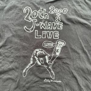 20th J-WAVE LIVE 2000+8 半袖Tシャツ スタッフCREW イベントTシャツ リリーフランキー Tシャツ