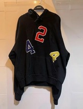 424 18ss RANSOM NOTE 424 HOODIE Mサイズ フォートゥーフォーフーデッドスウェットシャツパーカー_画像1