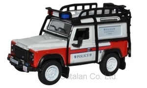 1/76 ランドローバー ディフェンダー ステーションワゴン パトカー Land Rover Defender 90 Station Wagon Police Oxford 梱包サイズ60