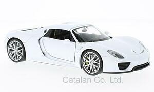 1/24 Porsche 918 Spyder ポルシェ スパイダー Spider ホワイト 白 Welly 梱包サイズ60