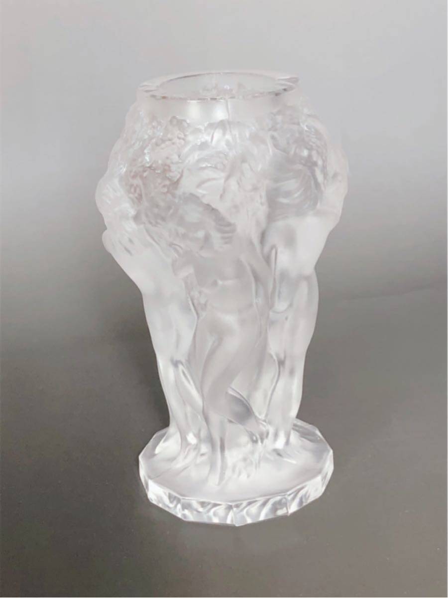 LALIQUE VASE DESERT ラリック 花瓶 - 通販 - gofukuyasan.com