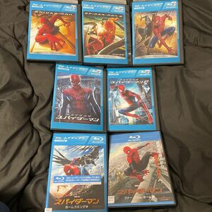 スパイダーマン　Blu-ray7本セット　ケースなし