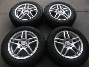 ★お買得！Weds　レオニスMK　7.0J×16　IS50　114.3/5H　215/60R16　VRX2付！エスティマ・オデッセイ・ヴェゼル・CX-3等【B-496】