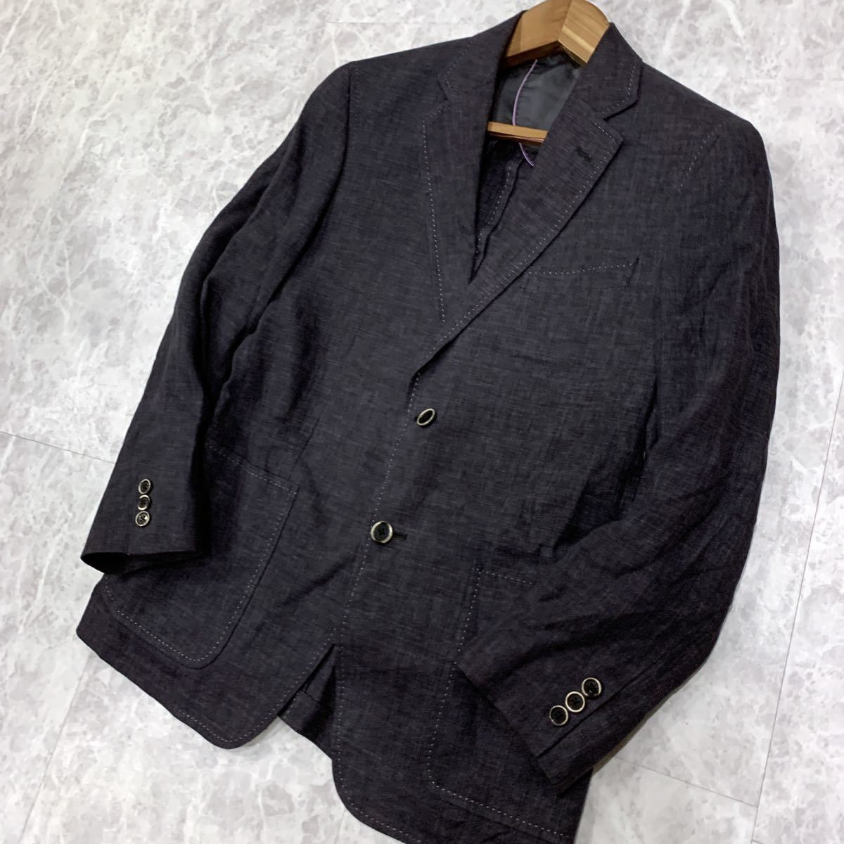 高価値 LANVIN 50-36 ジャケット 黒 50 スタンドカラー - www.ehrenamt