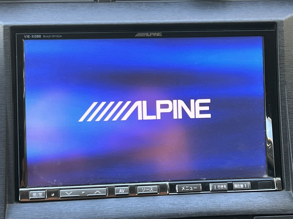 ALPINE VIE-X088 8インチモニター地図データは2010 (F)