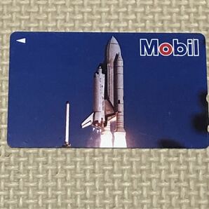 【未使用】テレホンカード モービル Mobil スペースシャトル space shuttleの画像1