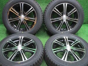 中古 ホイールタイヤ 4本 185/60R15 2022年製 レアマイスター スタッドレス タイヤ トーヨー オブザーブ ガリット ギズ