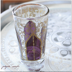 moroko glass mint tea glass Moss k purple ala Beth k glass moro Cogu la spade patamin