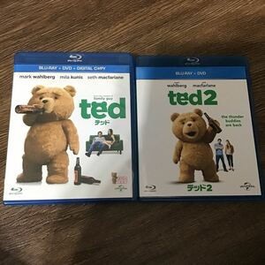 テッド Ted 1.2 2作品　Blu-ray DVD ブルーレイ　マーク・ウォールバーグ 