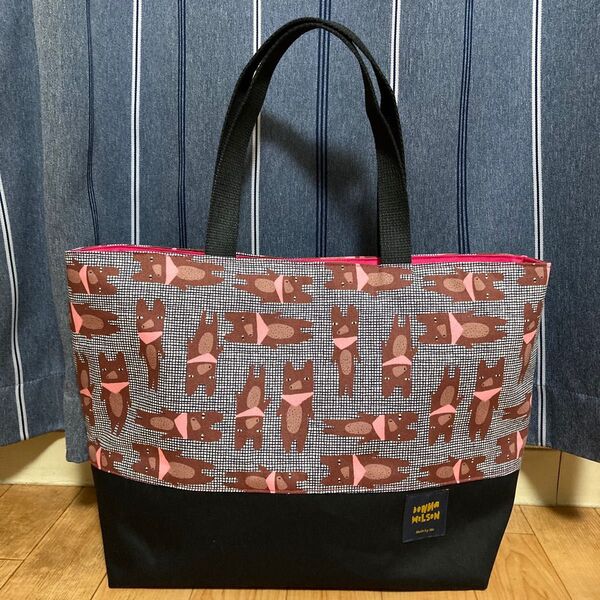 SALE*最終*R.made*ドナ・ウィルソン*ハンドメイド*トートバッグ*L
