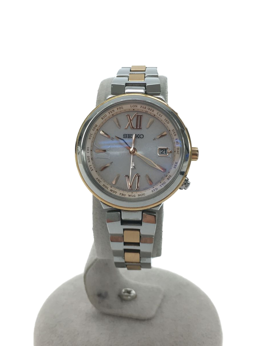 プレゼント サプライズ 【希少】SEIKO ルキア 腕時計 1B25-0AP0 電波