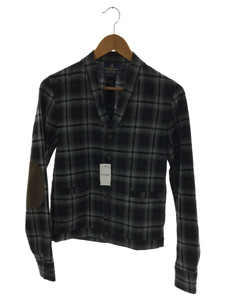 PENDLETON◆カーディガン(薄手)/XXS/ウール/BLK/チェック/KR YH KA 0105