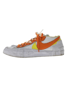 NIKE◆×SACAI/BLAZER LOW/MAGMA ORANGE/ローカットスニーカー/28cm/WHT