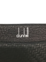 dunhill◆カードケース/レザー/ブラック/黒/無地/名刺入れ/ロゴプリント/ラグジュアリー/_画像3