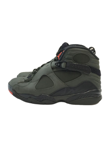 NIKE◆AIR JORDAN 8 RETRO/エアジョーダンレトロ/カーキ/305381-305/26.5cm/KHK