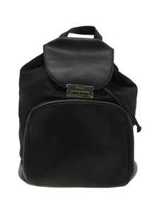 Salvatore Ferragamo* rucksack / leather /BLK/ black /