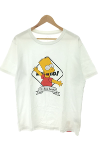 F.C.R.B.(F.C.Real Bristol)◆Tシャツ/L/コットン/WHT