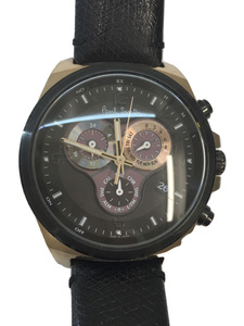 Paul Smith◆ソーラー腕時計/アナログ/レザー/ベルト内側スレ有/E610-T021824/ブラック