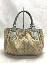 GUCCI◆トートバッグ_グッチシマ/レザー/BEG_画像4