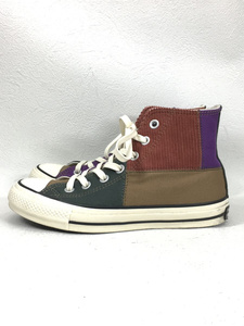 CONVERSE◆ハイカットスニーカー/24cm/マルチカラー/ソール減り/アメカジ