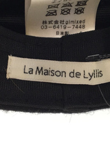La Maison de Lyllis◆キャスケット/-/ウール/BLK/無地/レディース_画像5