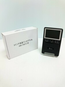 WINCOD◆3インチ液晶ワンセグTV＆AM/FMラジオ