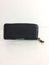 MARC BY MARC JACOBS◆長財布/レザー/BLK/無地_画像2