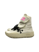 OFF-WHITE◆MOTO WRAP SNEAKERS WOMEN/ハイカットスニーカー/37/WHT/キャンバス_画像1