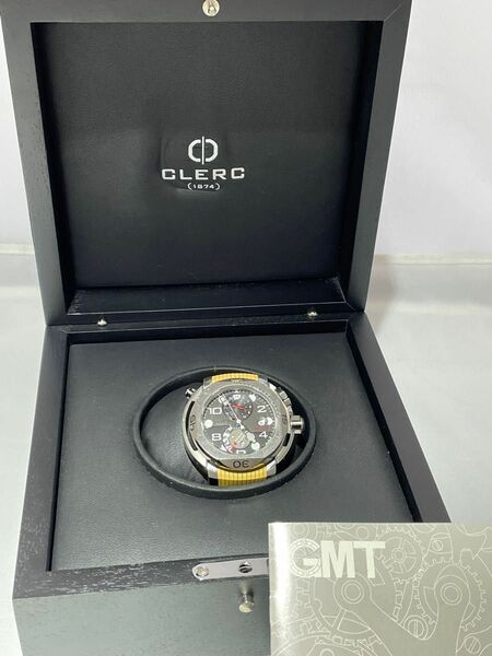 クレール CLERC ハイドロスカフ GMT 1000M防水 