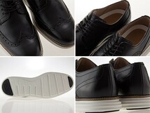 新品/COLE HAAN/コールハーン/ORIGINAL GRAND/オリジナルグランド ショートウィング/C26469-W/ブラック/ホワイト/黒/白/ワイズW/27.0cm_画像3