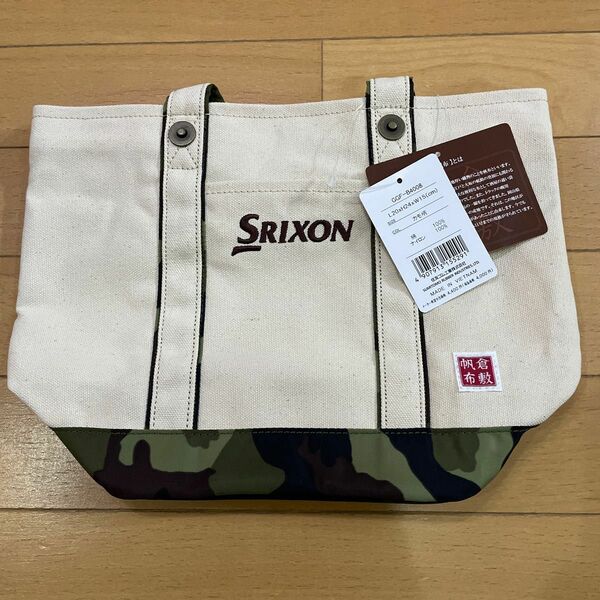 SRIXON 倉敷帆布トートバッグ 新品未使用　カモ柄