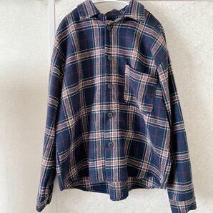韓国 GOAT チェック アウター シャツ オーバーサイズ ユニセックス 古着 ネルシャツ チェック柄 チェックシャツ 