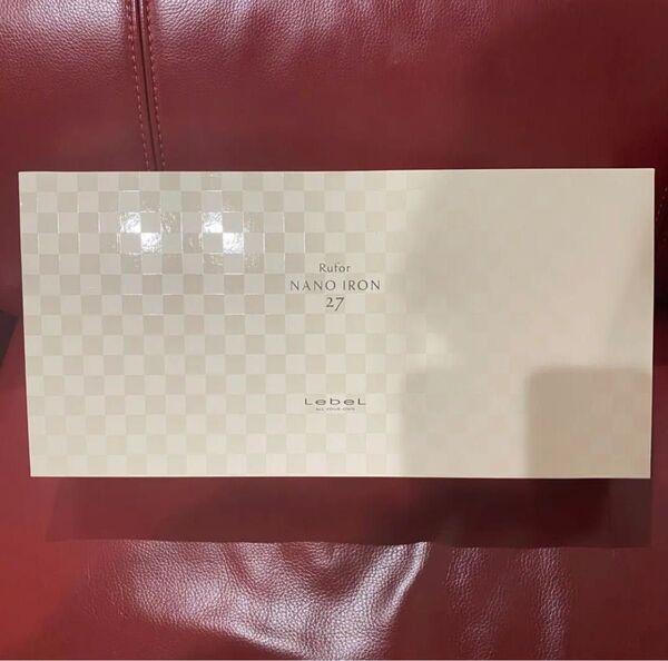 新品 定価29700円 ヘアアイロン27mm ルベル ルフォール ナノアイロン