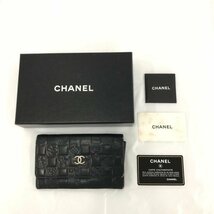 【BABD5020】CHANEL シャネル レディース 長財布 黒 ブラック 箱有り_画像1