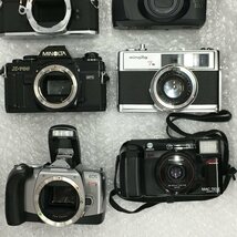 【BBAC1001】カメラ ボディ レンズ ジャンク おまとめ Canon MINOLTA OLYMPUS PENTAX Nikon FUJIFILM 他 セット_画像4