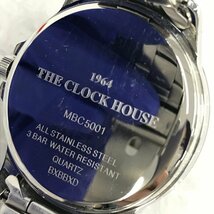 【BBAC0010】腕時計　1964 THE CLOCK HOUSE ザクロックハウス クォーツ MBC5001 コマ付　稼働品_画像5