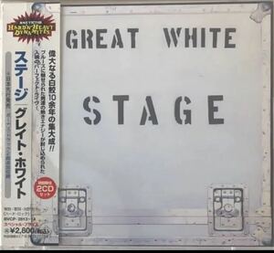 国内盤2CD！Great Whiteグレイト・ホワイト/ Stage/ 1995年