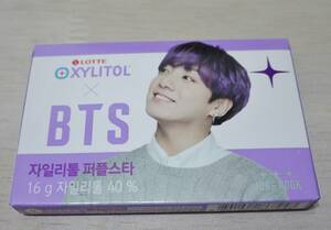 BTS　XYLITOL　ガム　「グク」　キシリトール　韓国限定　新品　未開封　防弾少年団　ジョングク　JUNG KOOKV　箱ガム