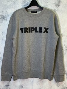 ☆GOD SELECTION XXX ゴットセレクショントリプルエックス☆ TRIP LEX トリプルエックス スウェット グレー