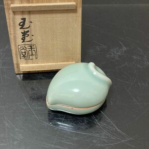 青磁桃香合　玉堂　茶道具　懐石道具　鵬雲斎　坐忘斎　淡々斎　而妙斎　即中斎　七事式　水屋道具　楽　永楽　宗哲　仁清　真葛　道八