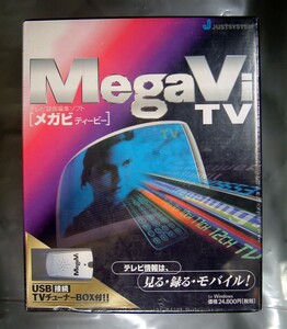 [3071] 4988637123568 Just system MegaVi TV new goods mega bi tea Be Justsystem correspondence (Windows 98 Millenium 2000Pro) tv video recording 