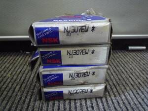 ◇廃業品 新品 NSK NJ307EW ベアリング 単列円筒ころ軸受 NJ形 4個セット 内径 35mm 外径 80mm 幅 21mm◇全国送料510円