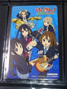 けいおん！　抽プレ　放課後ライブ　テレカ　テレホンカード　新品　未使用　K-ON!　桜高軽音部　平沢唯　秋山澪　かきふらい　希少品